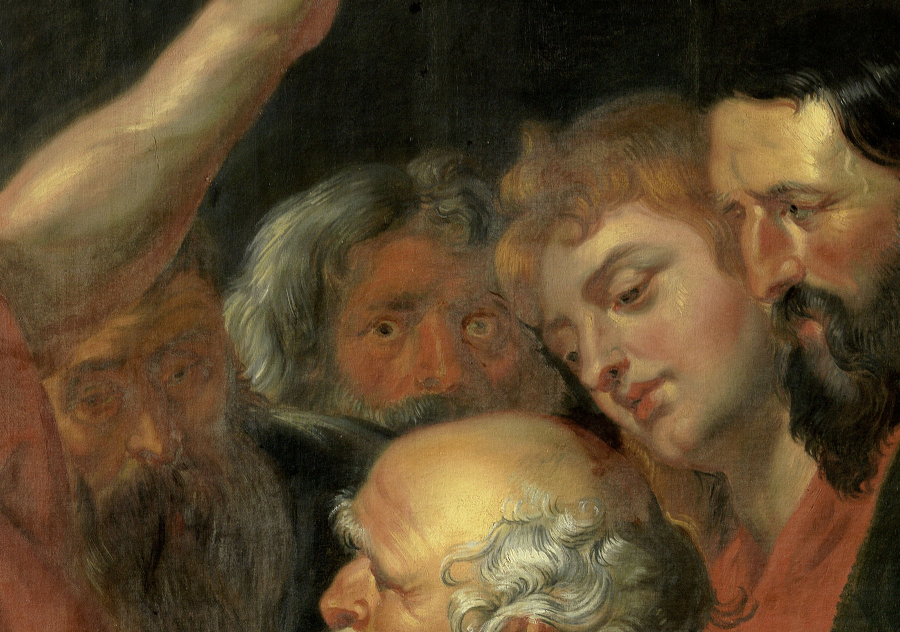 Christus overhandigt de sleutels aan de heilige Petrus, Kopie naar Peter Paul Rubens (detail)