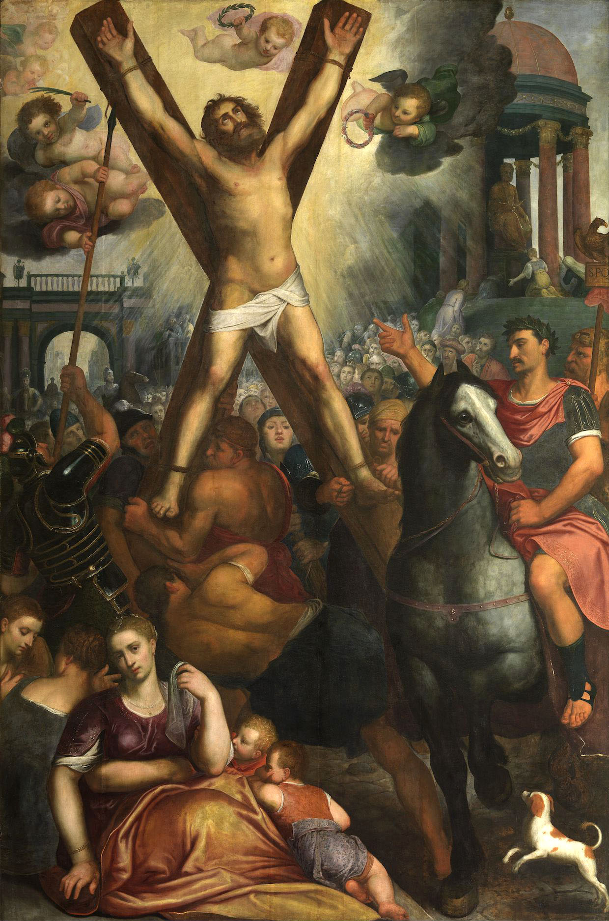 De marteling van Sint-Andreas van Otto van Veen 
