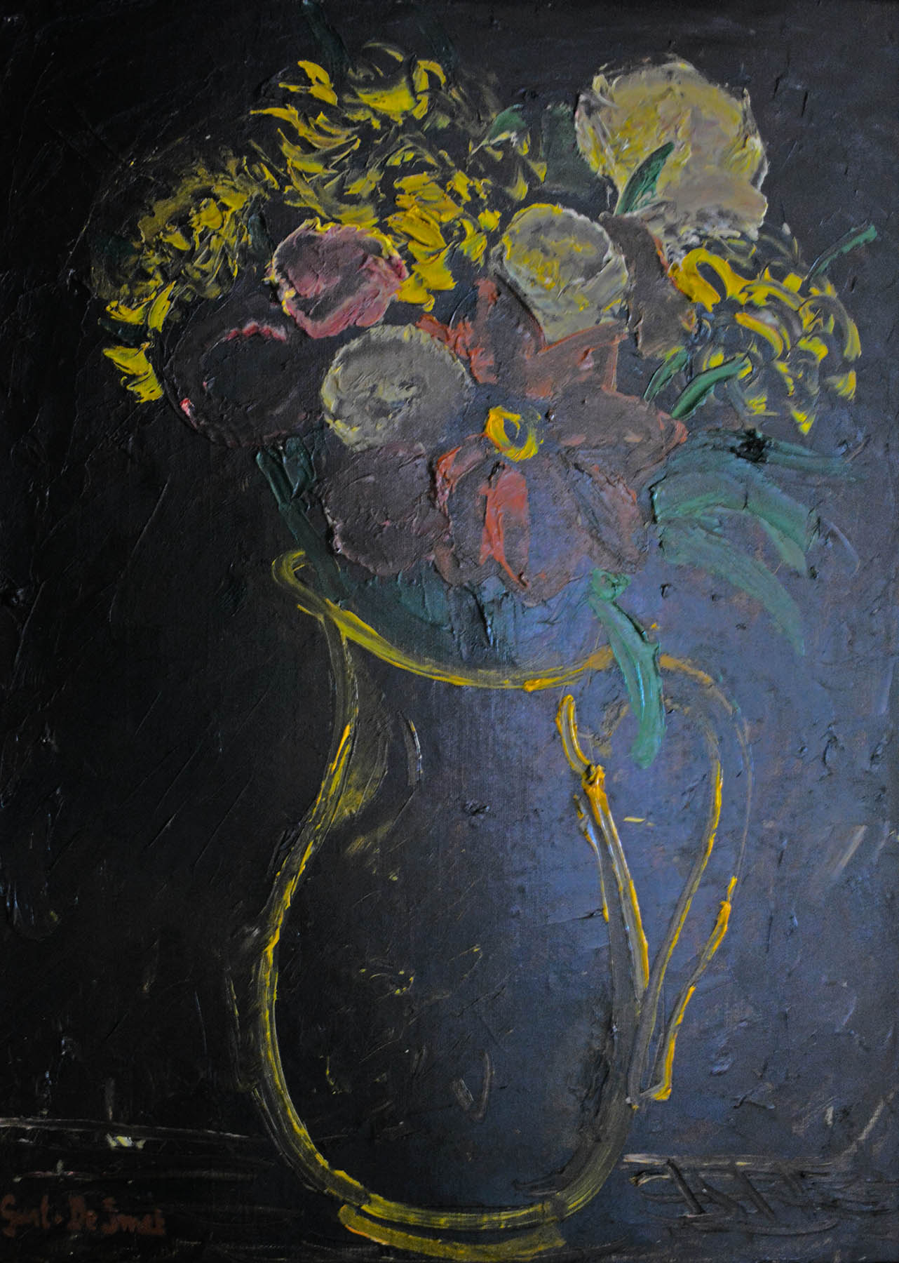 Zulte Vaas met bloemen Gustave De Smet